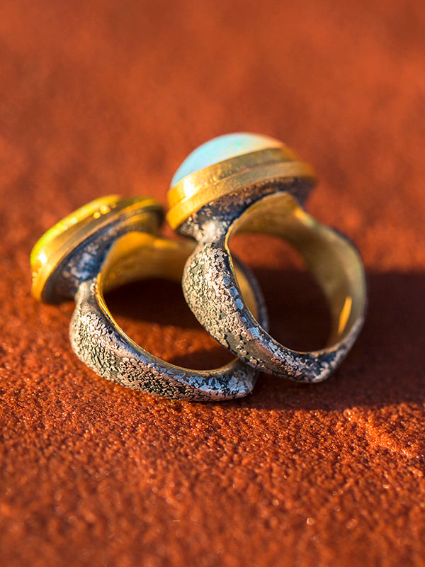 2 Finger Marble Ring – The Gottlich